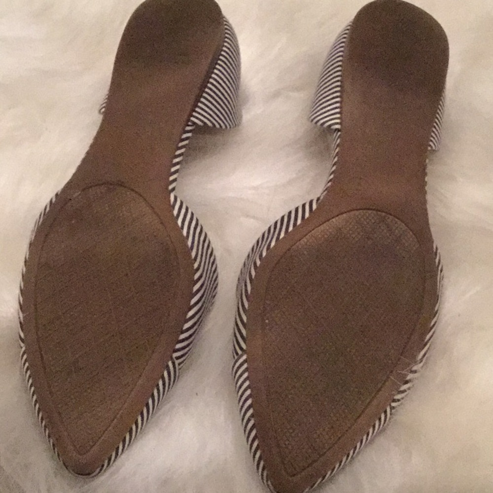 Striped cloth flats - Picture 2 of 6